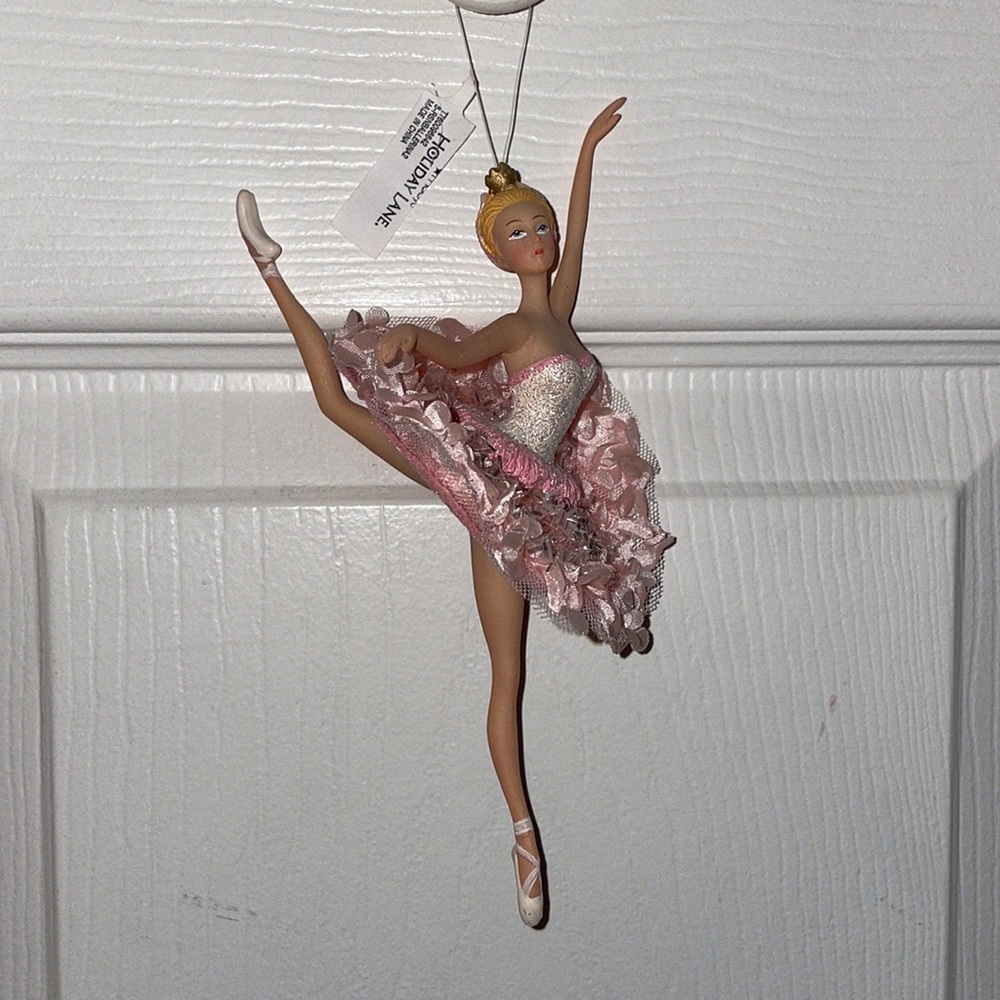 Pink Ballerina Ornament